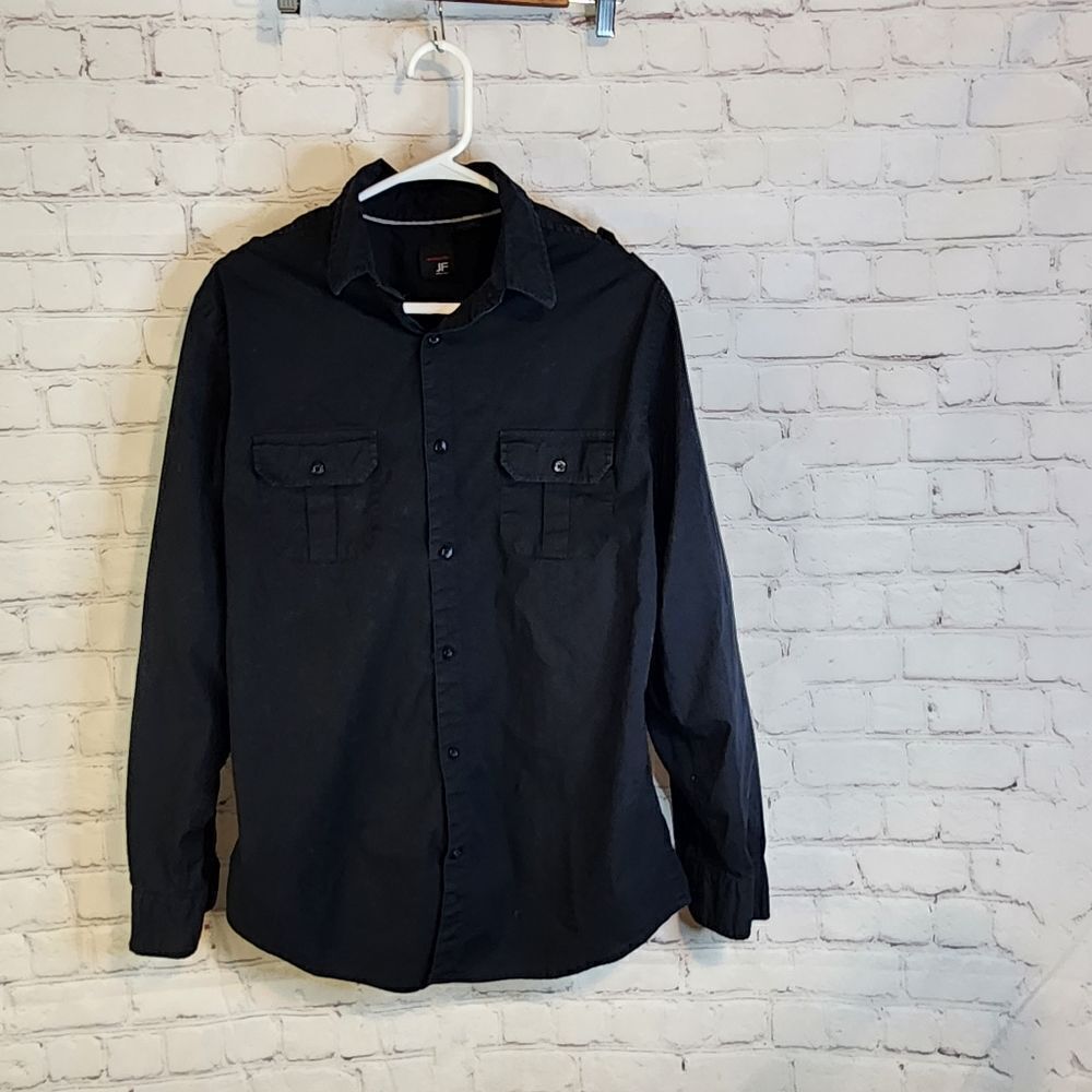 Men's JF. J. Ferrar "modern fit" longsleeve button-down shirt, size Large